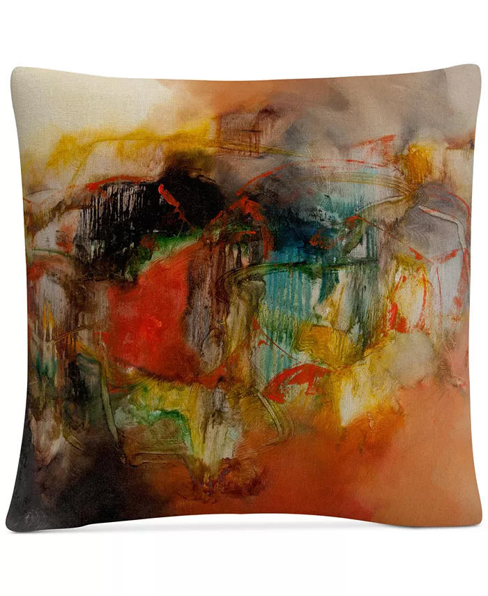 Baldwin Zavaleta Abstract VIDecorative Pillow， 16