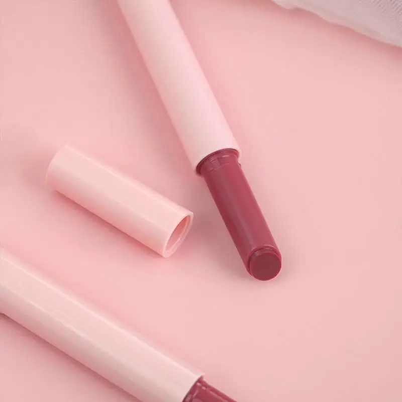 6 Shades Lipstick Private Label Waterproof Glossy Lip Gloss Click-up Lipstick Pencil