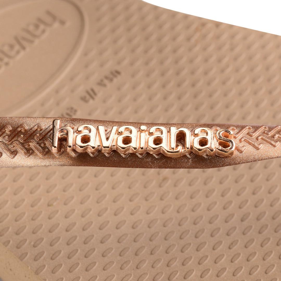 Chinelo Havaianas Slim Logo Metallic
