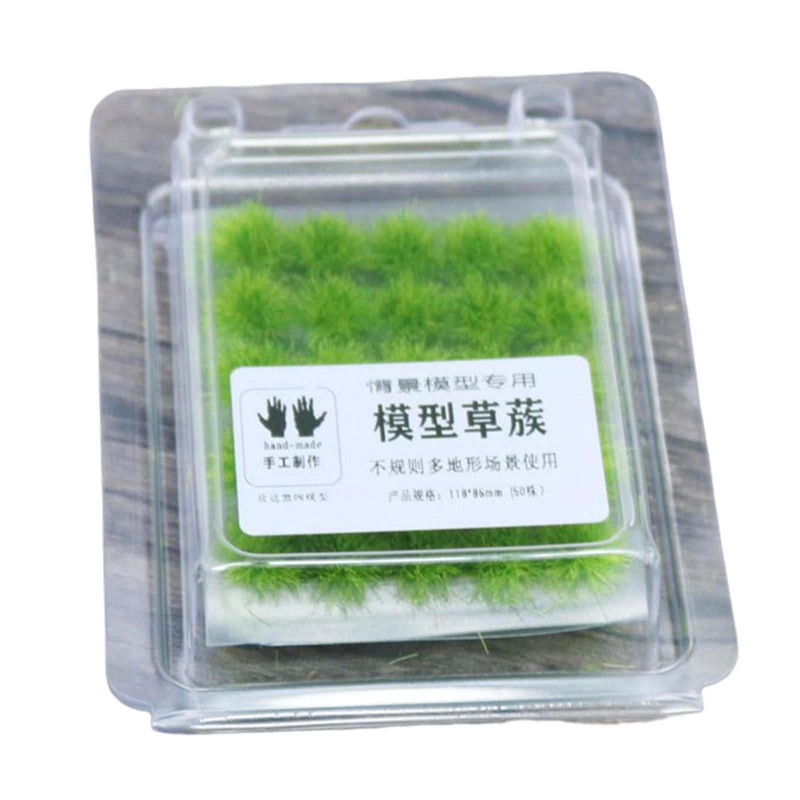 50Pcs Grass Bush Plant Scene Scene War Gaming Static Scenery Miniature F