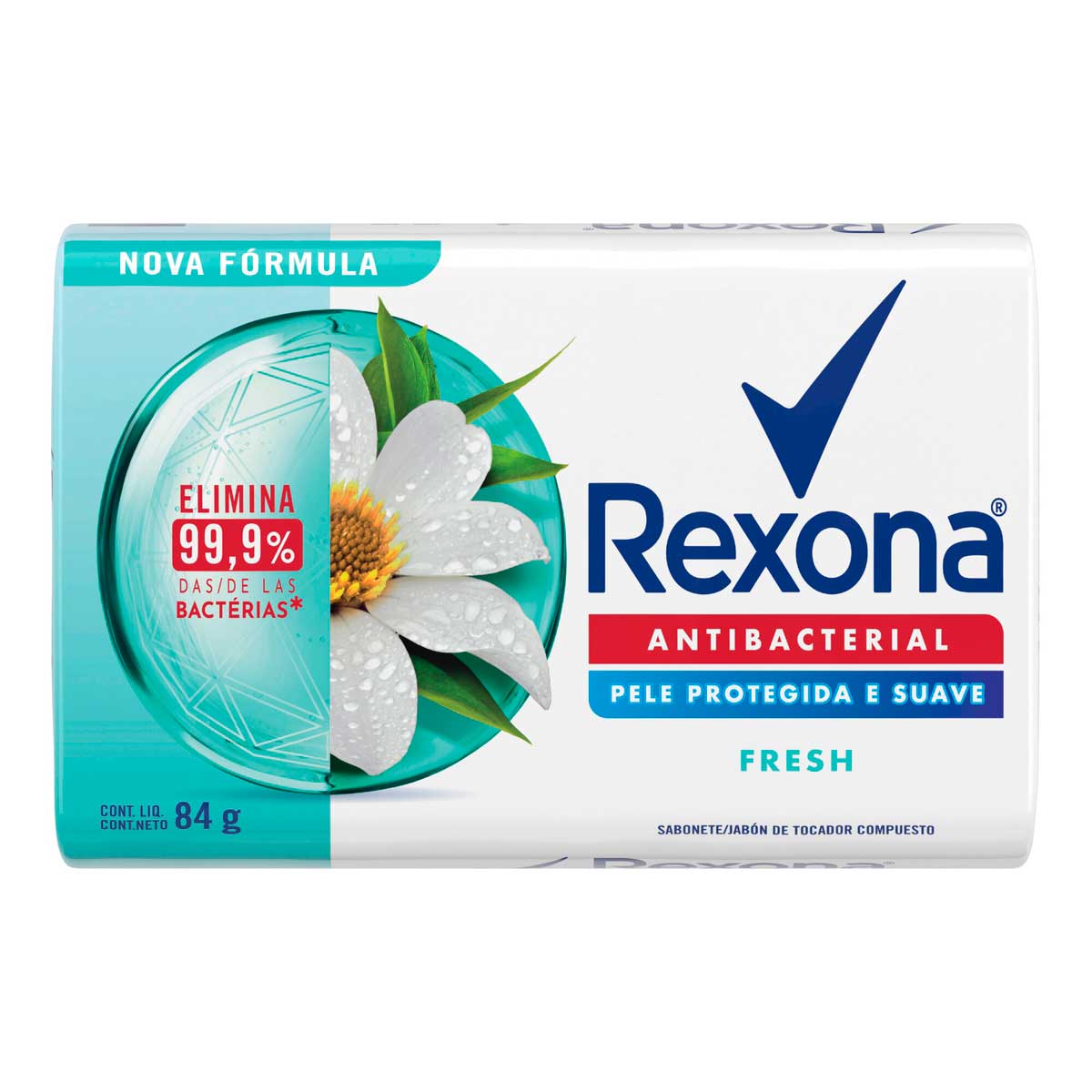 Sabonete em Barra Rexona Antibacterial Fresh  84g