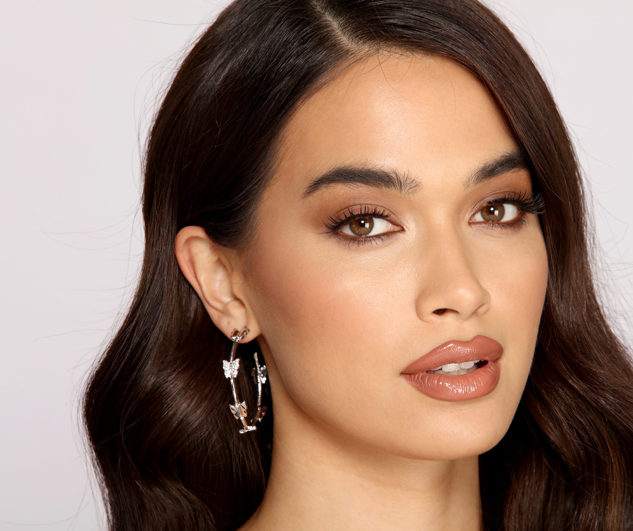 Butterfly Babe Hoop Earrings