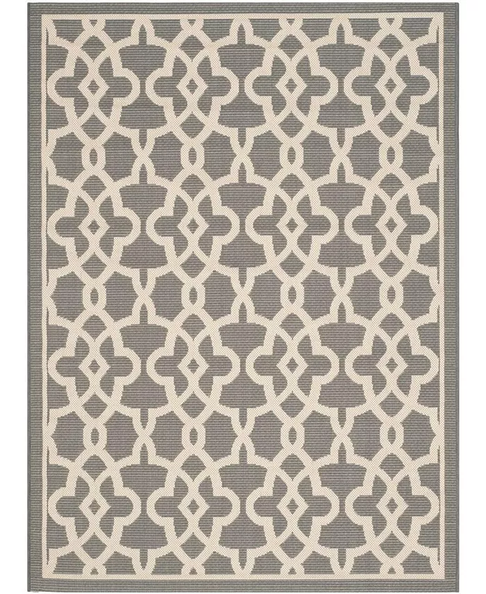 Safavieh Courtyard Gray and Beige 6'7