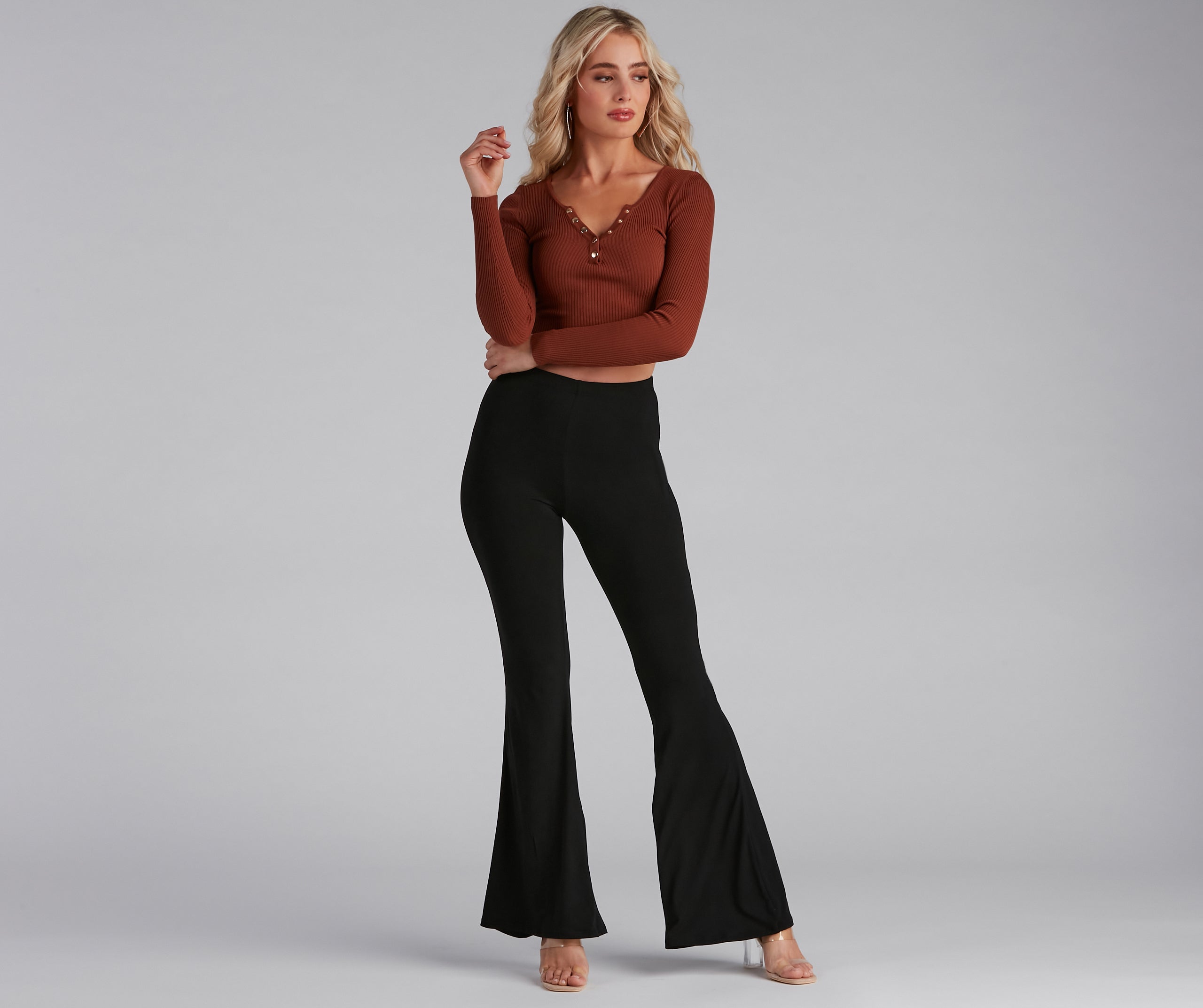 Trendsetting Babe Flared Pants