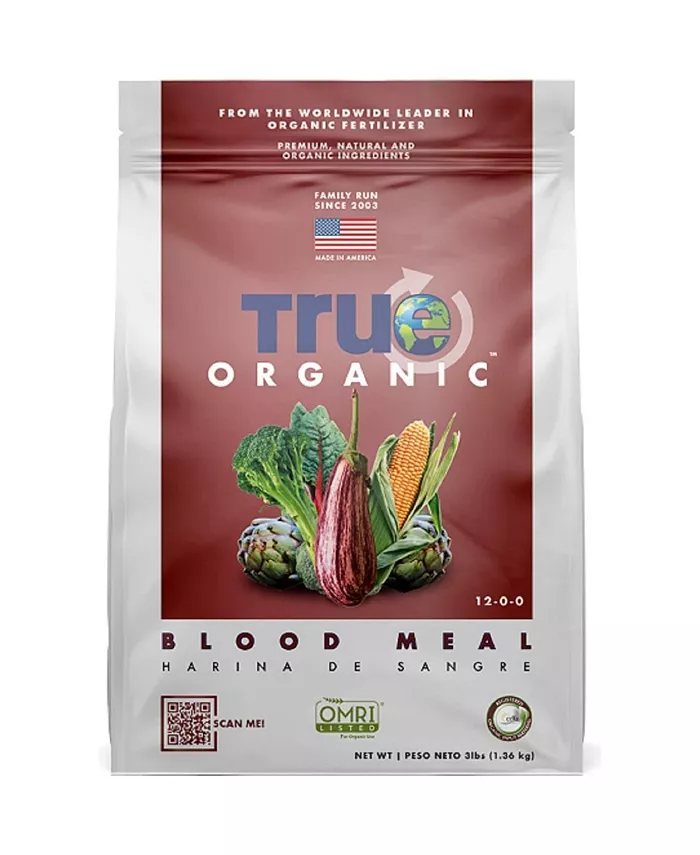 TRUE Organic Plant Foods Organic Blood Meal，OMRI Gardening， 3lb