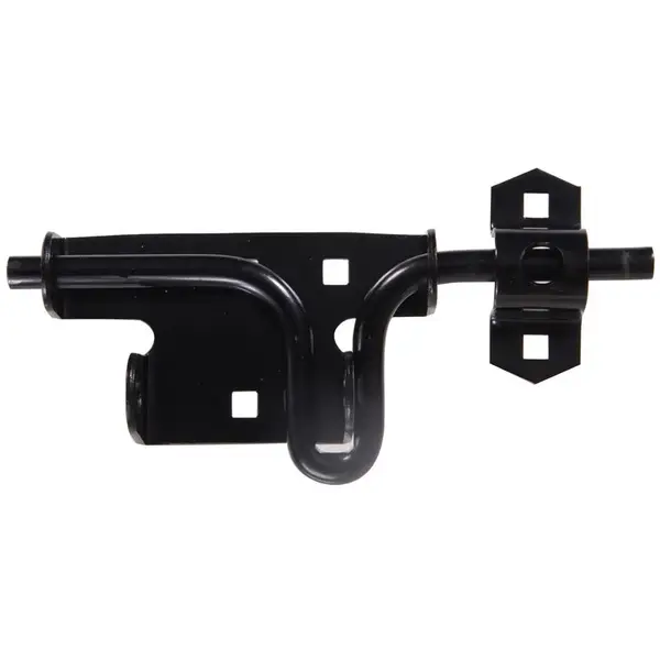 Hillman Black Slide Action Latch