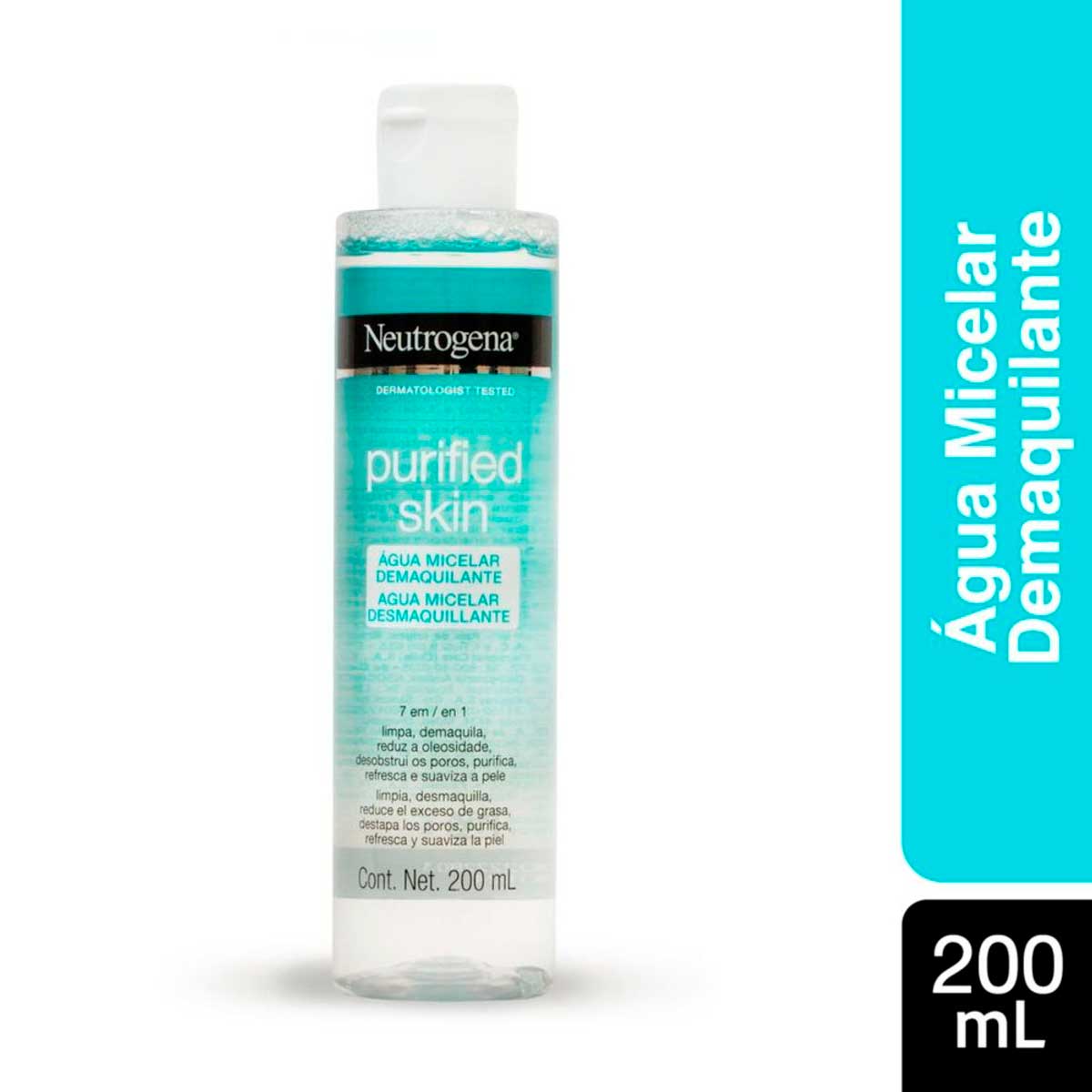 Agua Micelar Demaquilante Neutrogena Purified Skin 200ml