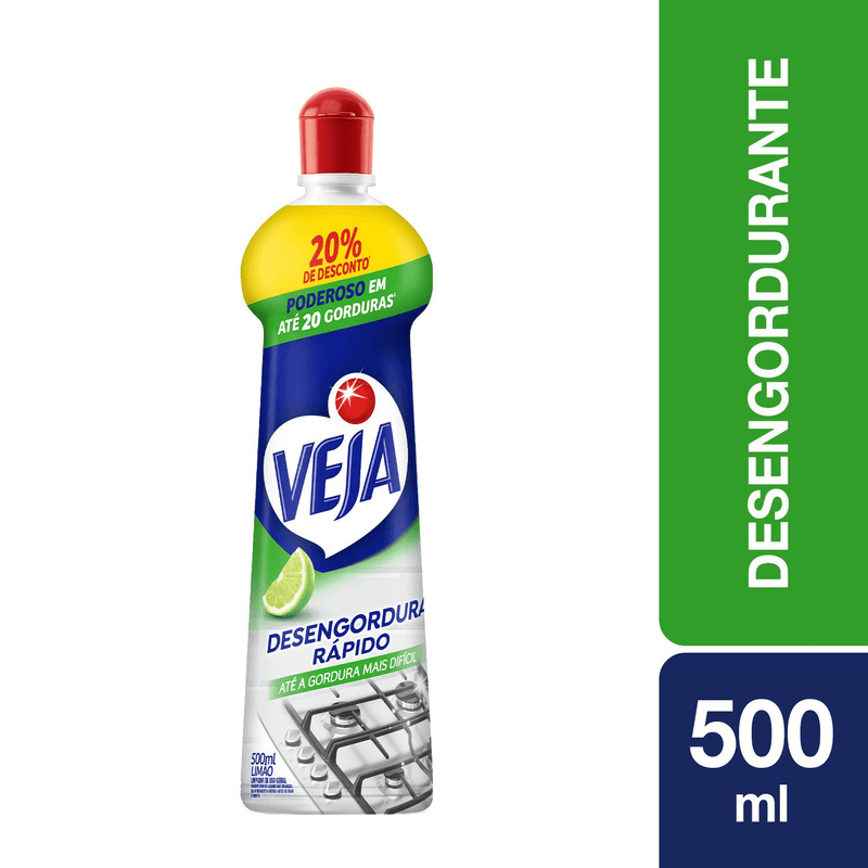 Veja Desengordura Rapido Limpador Limao 500ml Oferta