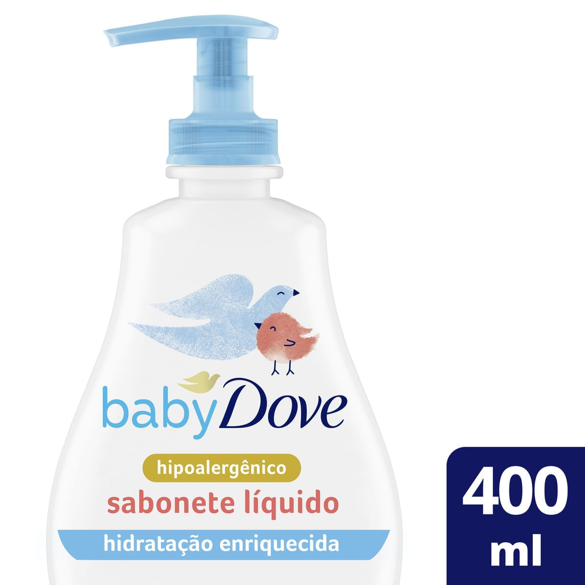 Sabonete Liquido Hidratacao Enriquecida da Cabeca aos Pes Dove Baby Frasco 400 ml