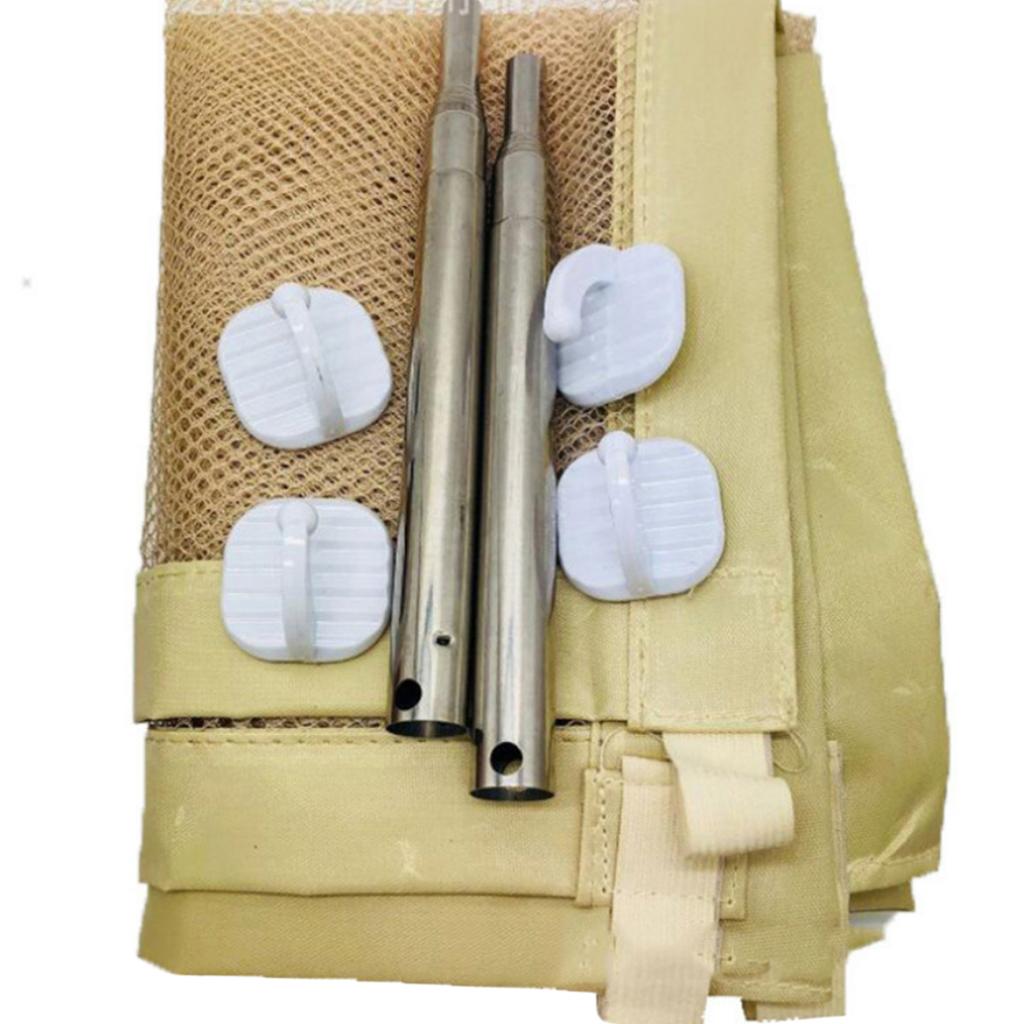 2x Dog Gate Mesh Puppy Fence Outdoor Pet Dog Gate Guard