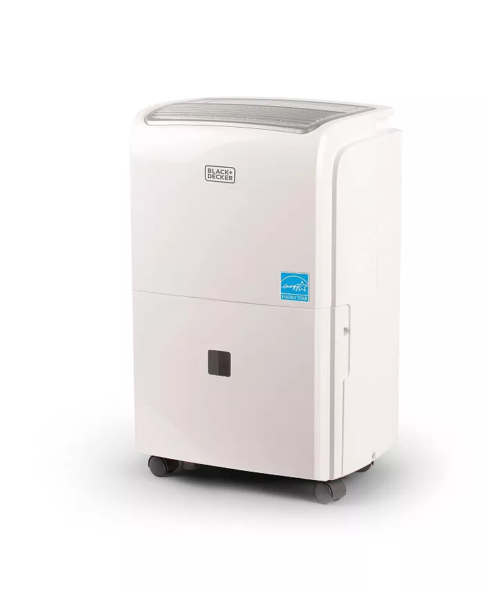BLACK+DECKER 4500 Sq. Ft. Dehumidifier for Extra Large Spaces and Basements， Energy Star Certified， BDT50WTB