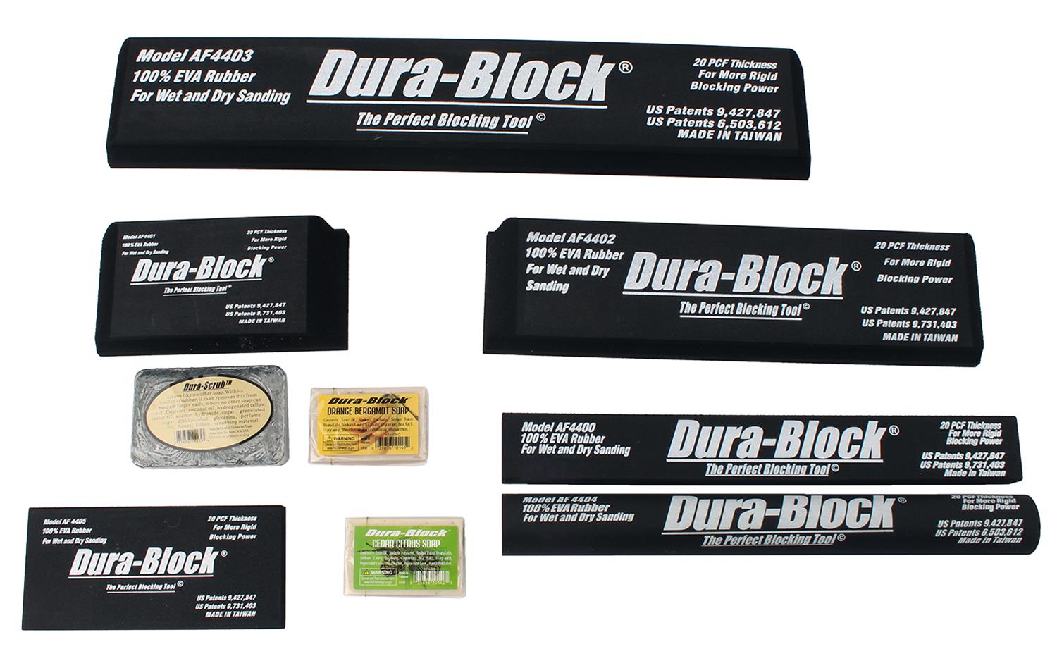 Durablock AF44L Dura-Block 7-Piece Sanding Block Kits