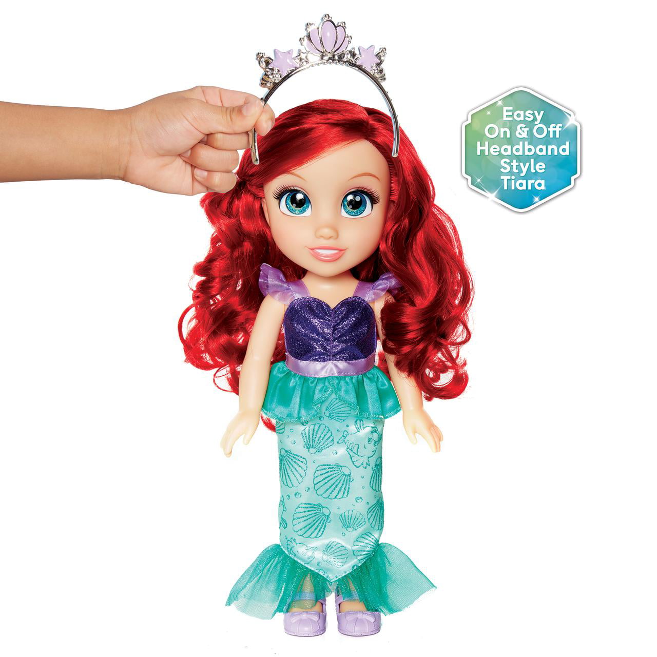 Disney Princess My Friend Ariel Doll 14 inch Tall Includes Removable Outfit and Tiara, for Children Ages 3+