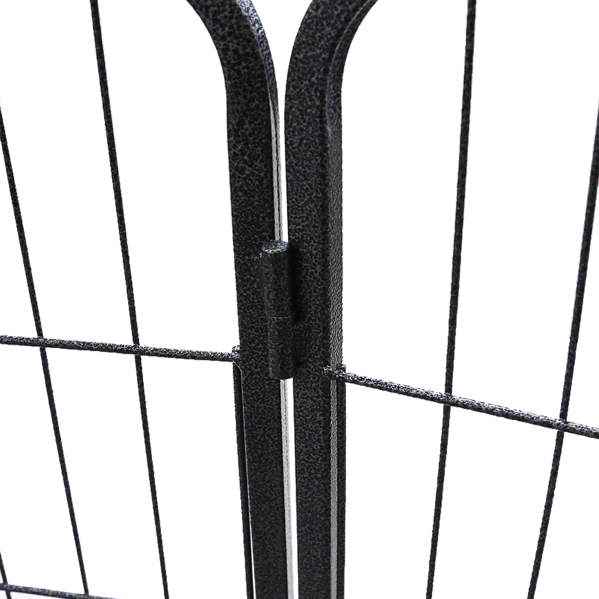 Geniqua 40 Inch 16 Panel Heavy Duty Metal Pet Dog Playpen Kennel Exercise Fence Cage