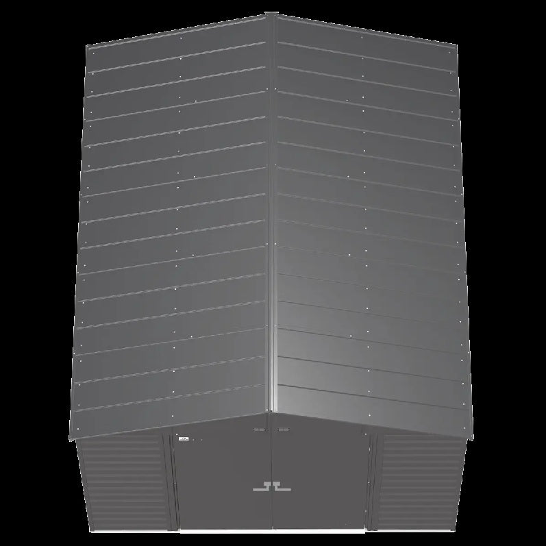 Arrow SCG1012CC 10 x 12 ft. Arrow Select Steel Storage Shed, Charcoal