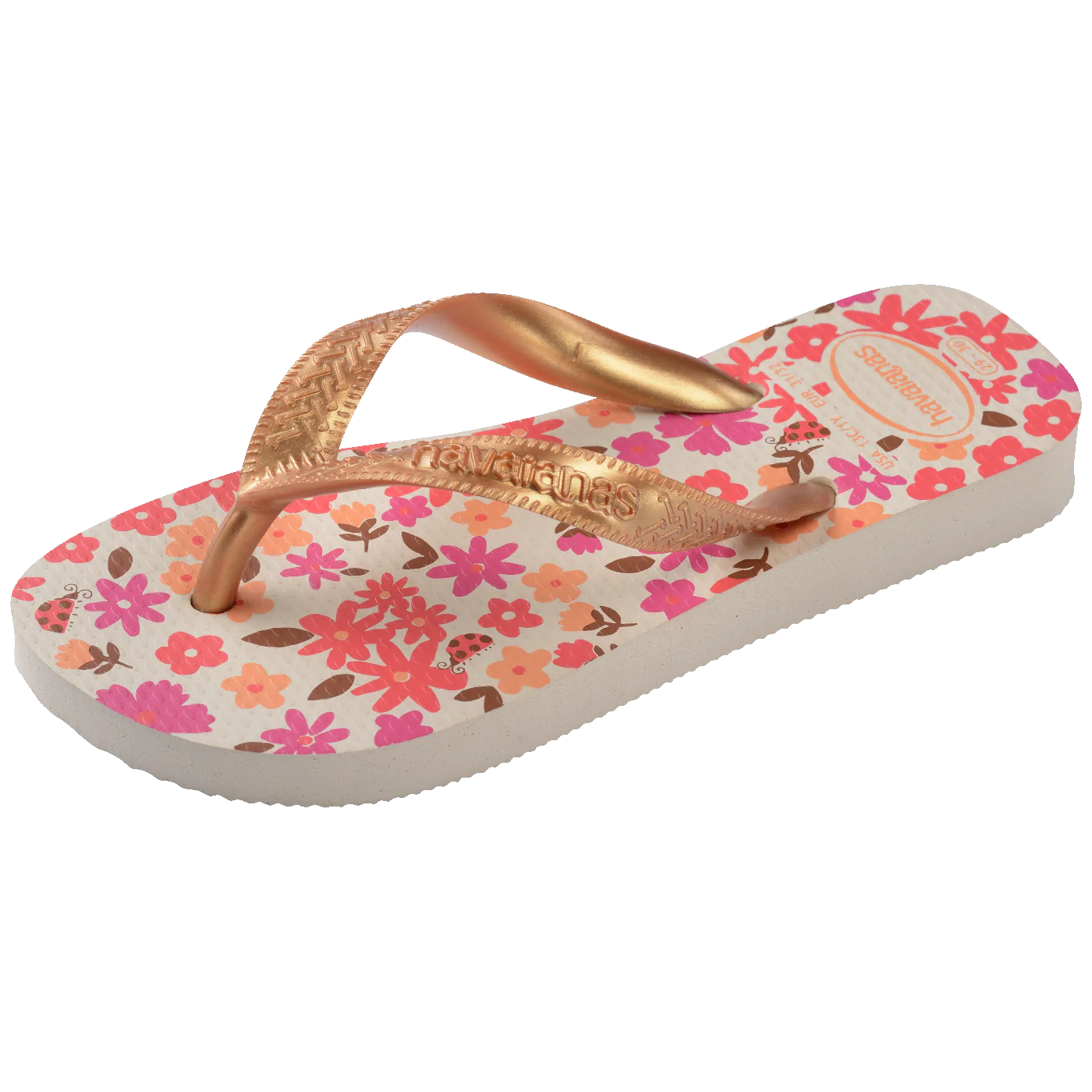 Chinelo Havaianas Infantil Flores