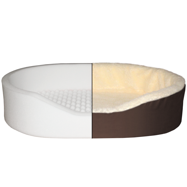 Dog Bed King USA King Cuddler Pet Bed Large， 33