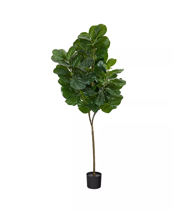 Nearly Natural 6' Fiddle Leaf Fig Artificial Tree