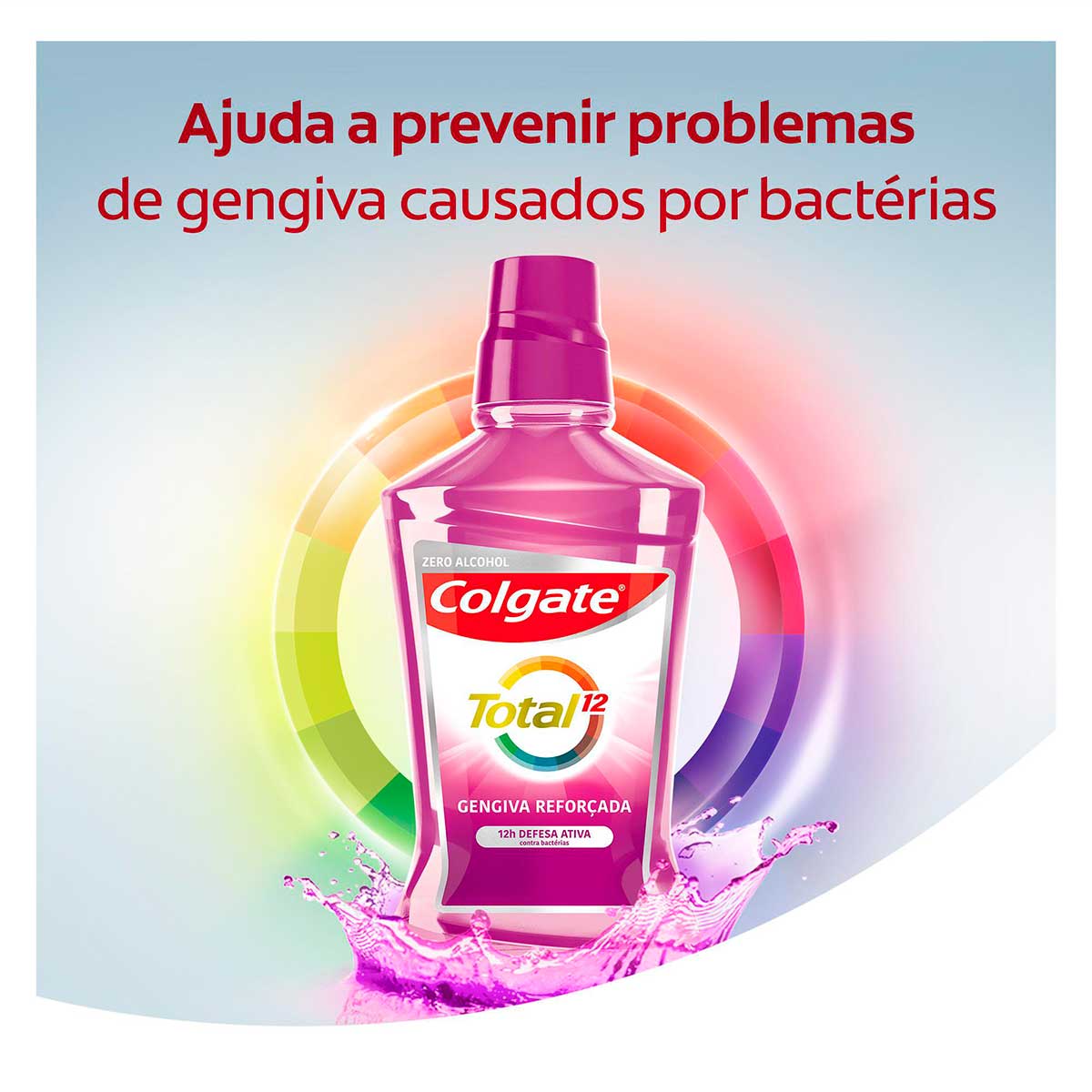 Enxaguante Bucal Colgate Total 12 Gengiva Reforcada 500ml