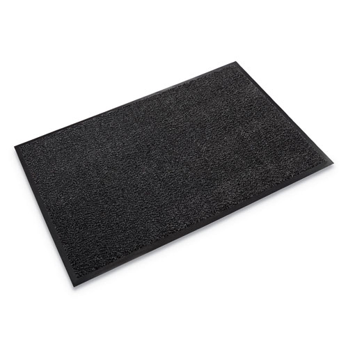Crown Mats and Matting Dust-Star Microfiber Wiper Mat | 36 x 120， Charcoal | CWNDS0310CH