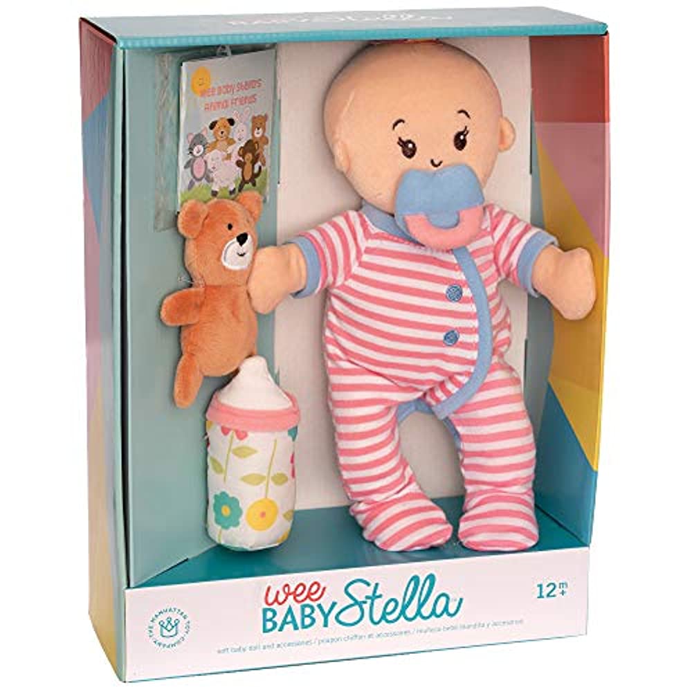 Manhattan Toy Wee Baby Stella Sleepy Time Scents Soft Doll Set, 12"
