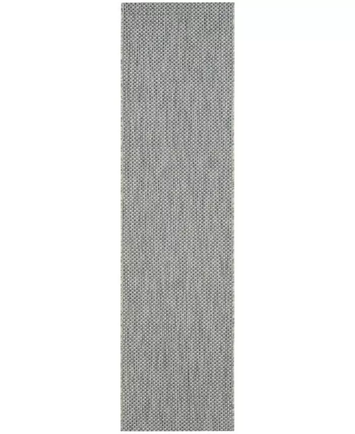 Safavieh Courtyard Grey and Navy 2'3