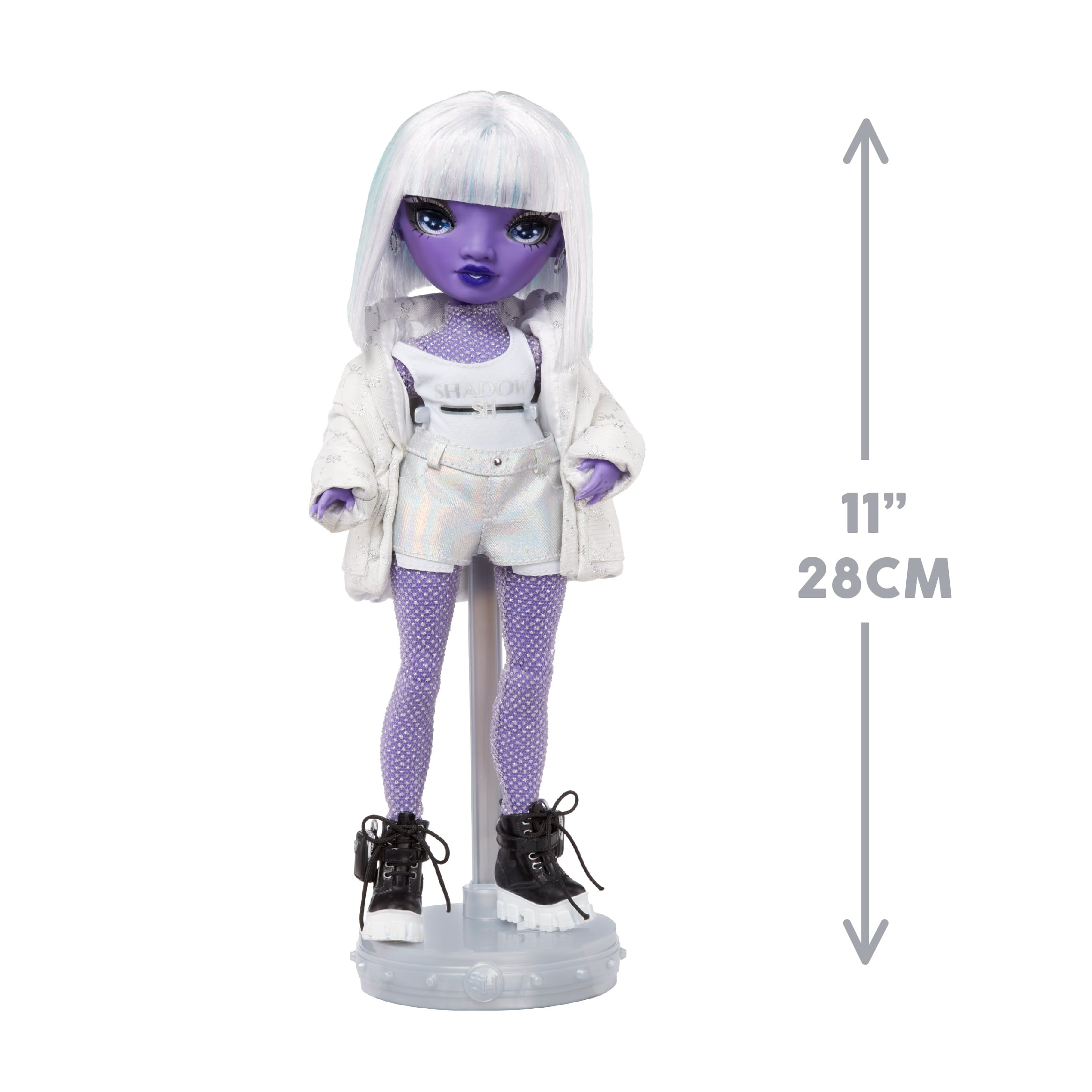 Rainbow High Shadow High Dia Mante - Purple Fashion Doll. Fashionable Outfit & 10+ Colorful Play Accessories. Great Gift for Kids 4-12 Years Old & Collectors