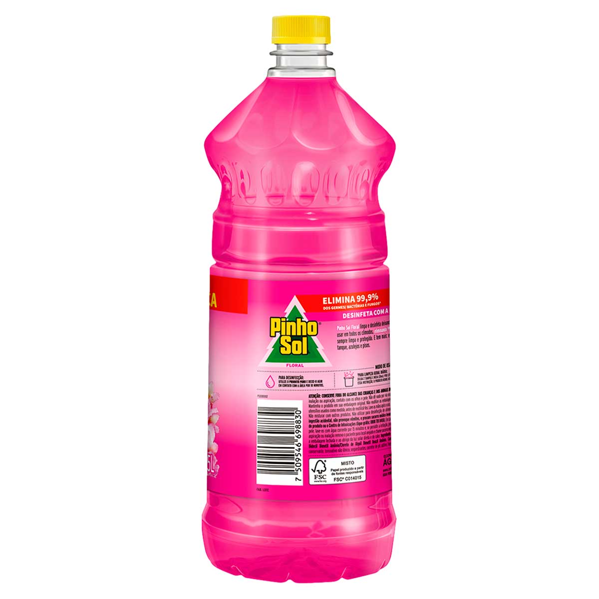 Desinfetante Perfumado Floral Pinho Sol Frasco 1,75l Embalagem Economica