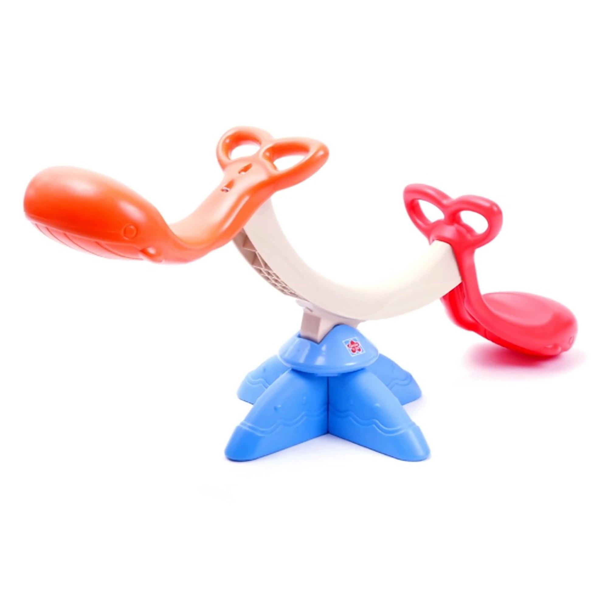 Grow'N Up: Happy Whale Seesaw - Toddler 2 Person Seesaw Toy， Indoor and Outdoor Fun， Sit and Spin 360 Degrees， Ages 2+