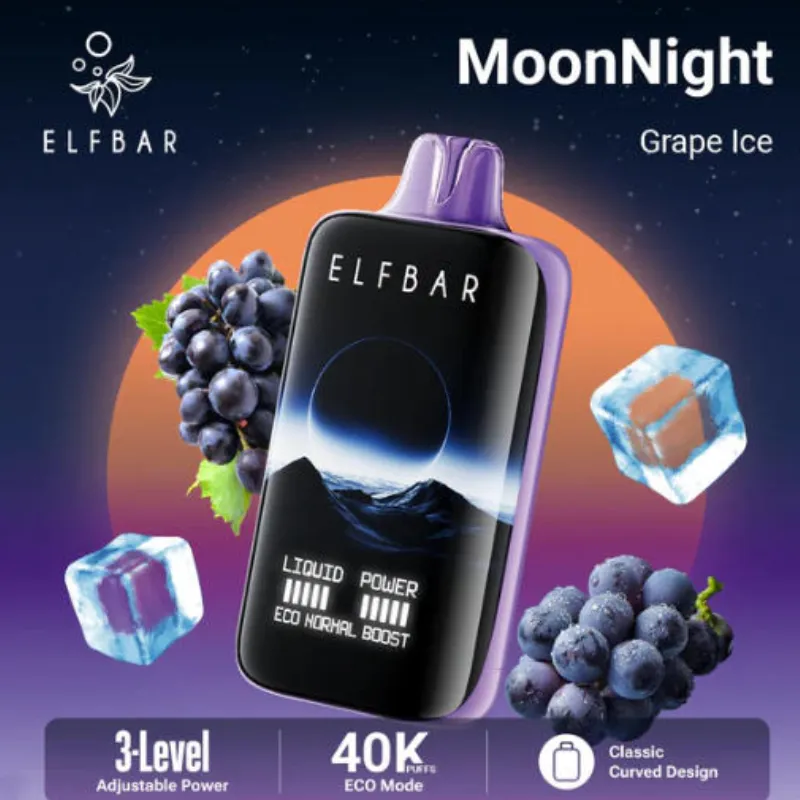 🌙 ELFBAR Moon Night 40K – 40,000-Puff Disposable E-Cigarette for Intense Nighttime Enjoyment