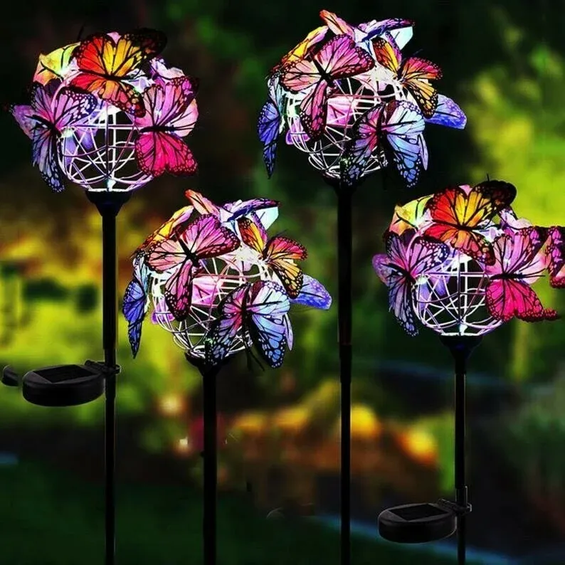 🔥BIG SALE - 49% OFF🔥Solar Stake Lights Butterflies Decor Lights