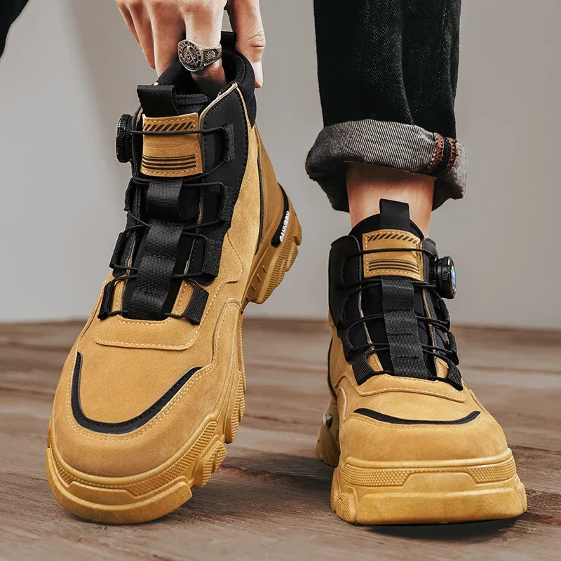 Bota VulcanFit™ Impermeável com Sistema de Amarração por Polia / Encare os Desafios com Conforto e Força!