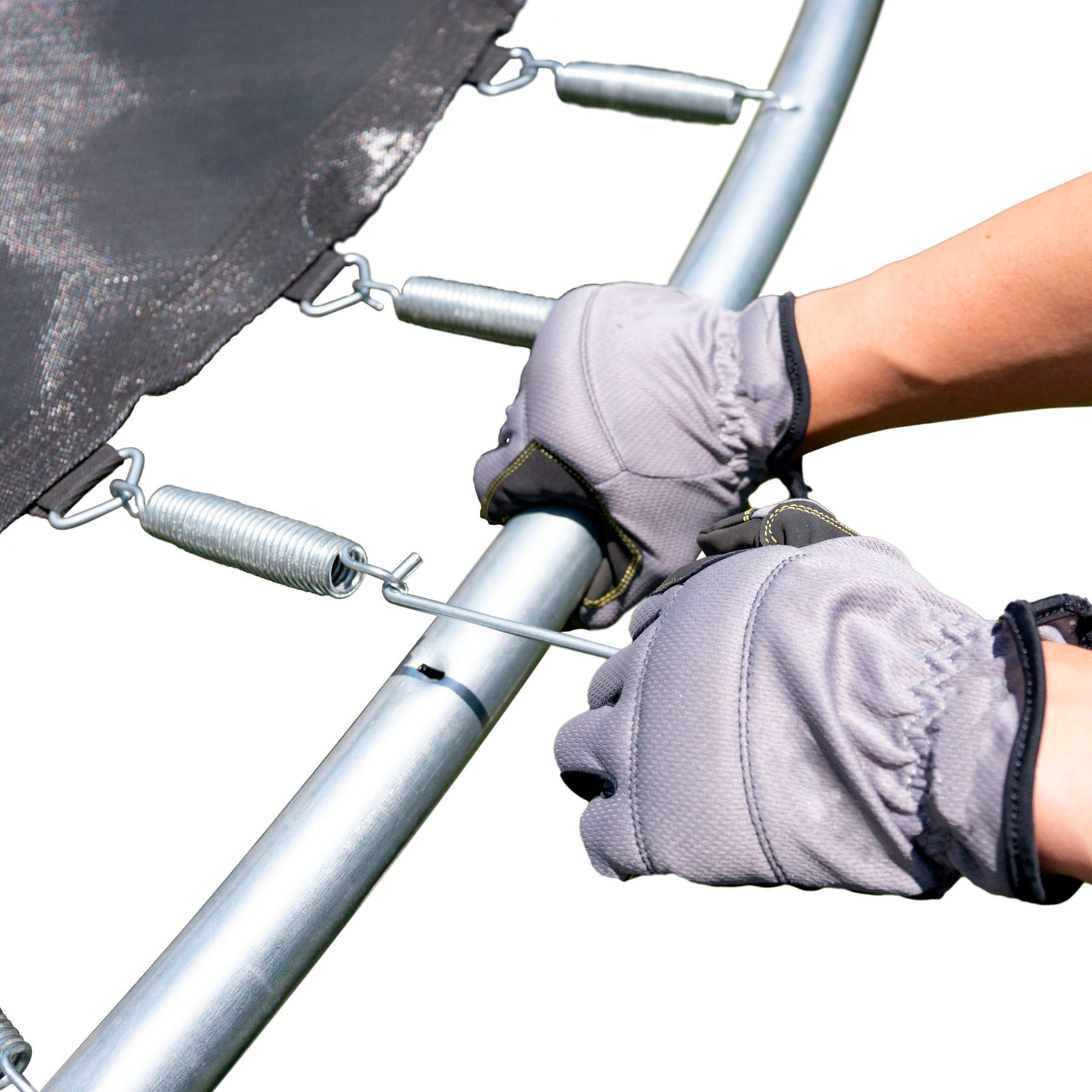 Bounce Pro 14ft Trampoline And Enclosure With Basketball Hoop， Blue