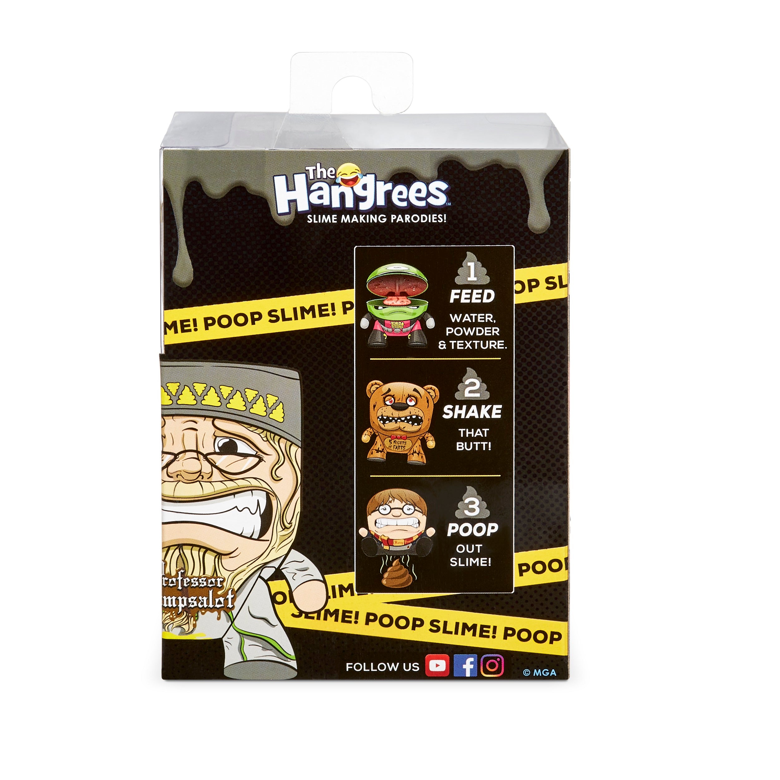 The Hangrees Pooverine Collectible Parody Figure with Slime， Great Gift for Children Ages 6， 7， 8+