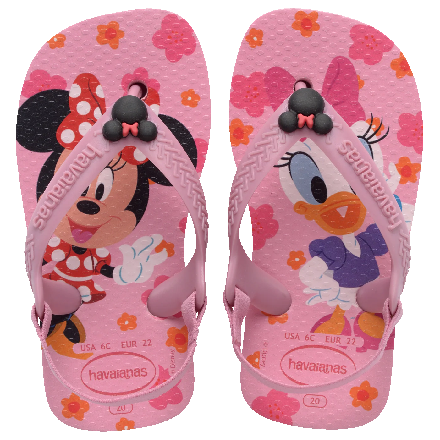 Chinelo Havaianas Baby Disney Classicos Minnie & Margarida