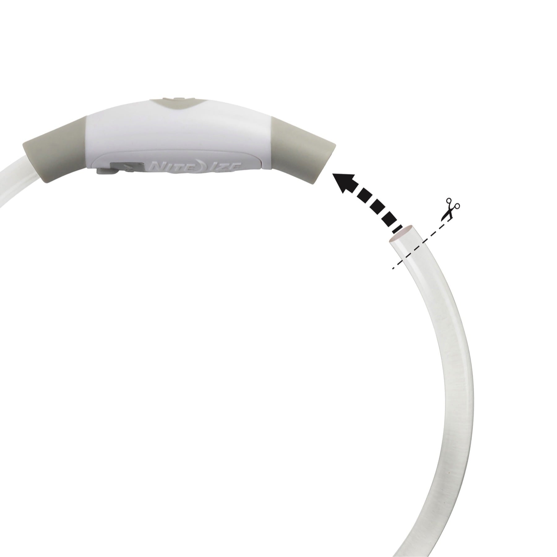 NiteHowl Mini Rechargeable LED Safety Dog Collar - Disc-O Select