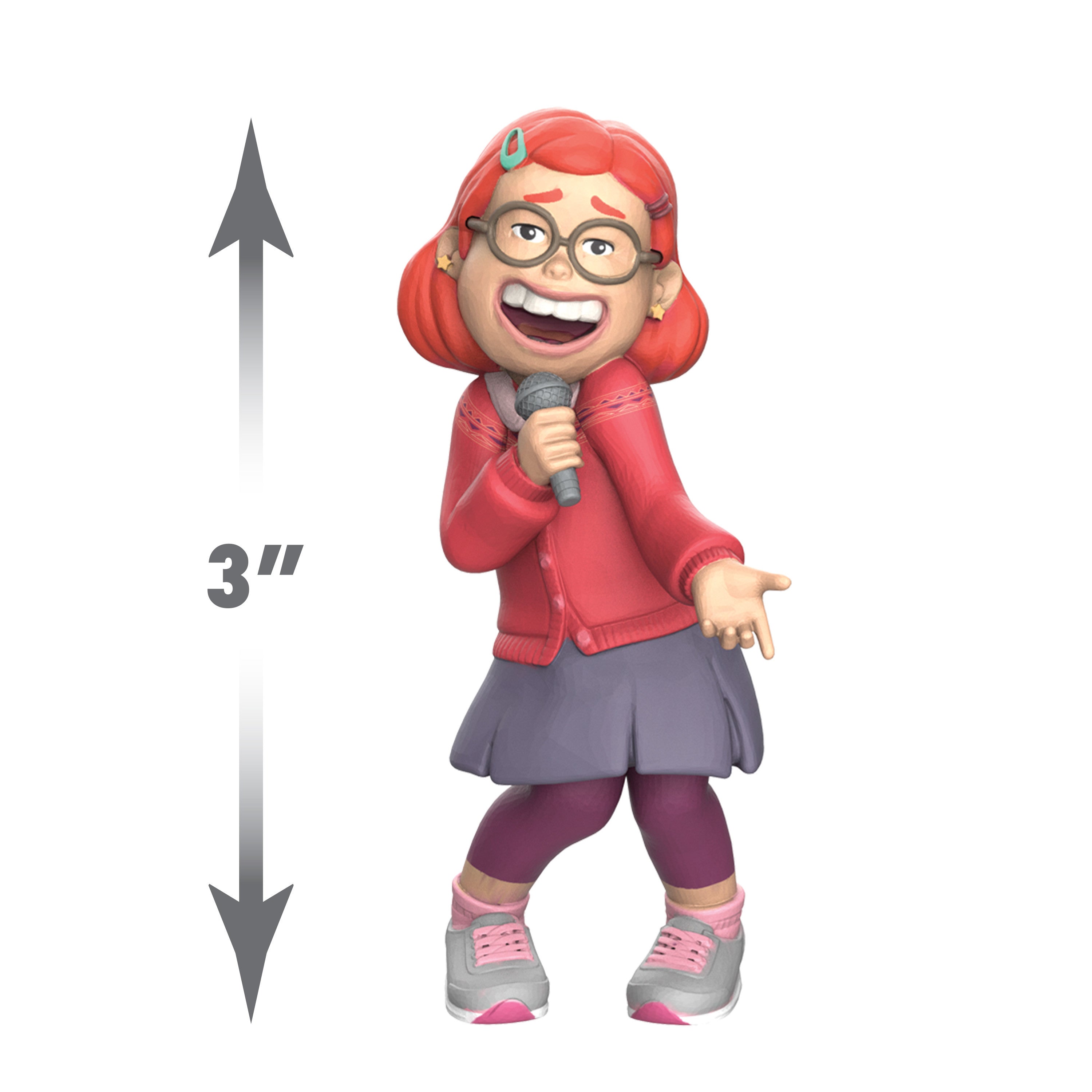 Disney and Pixar Turning Red 5-Piece BFF Collectible Figure Set 3-Inches High， Officially Licensed Kids Toys for Ages 3 Up， Gifts and Presents