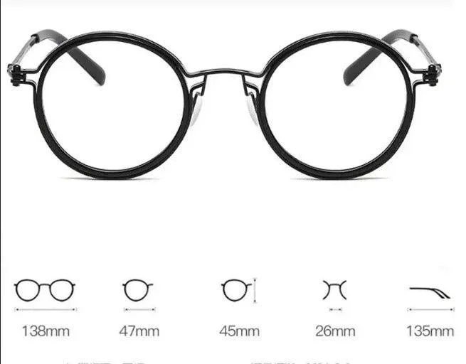 Óculos de Leitura Armação Redonda Retrô Classic Anti Luz Azul!