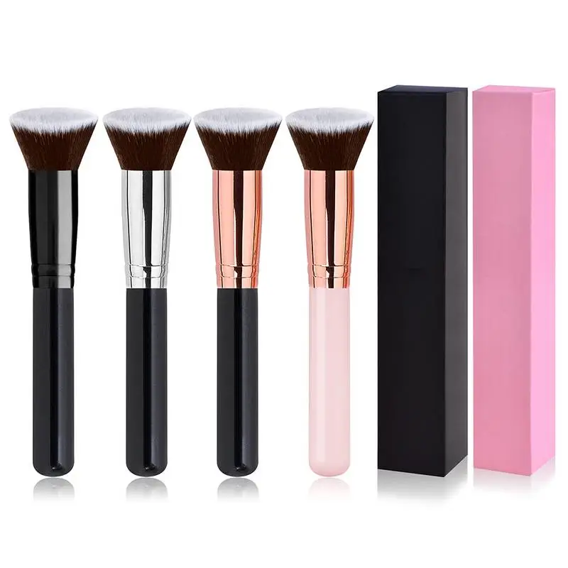 Custom Makeup Brush Synthetic Fibers Foundation Brush Private Label