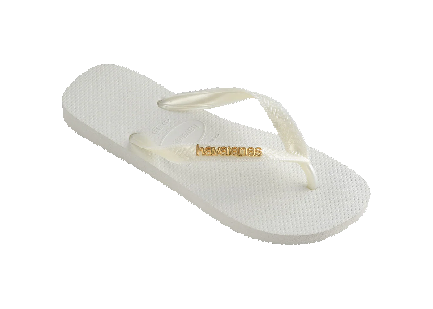 Chinelo Havaianas Top Logo Metálico
