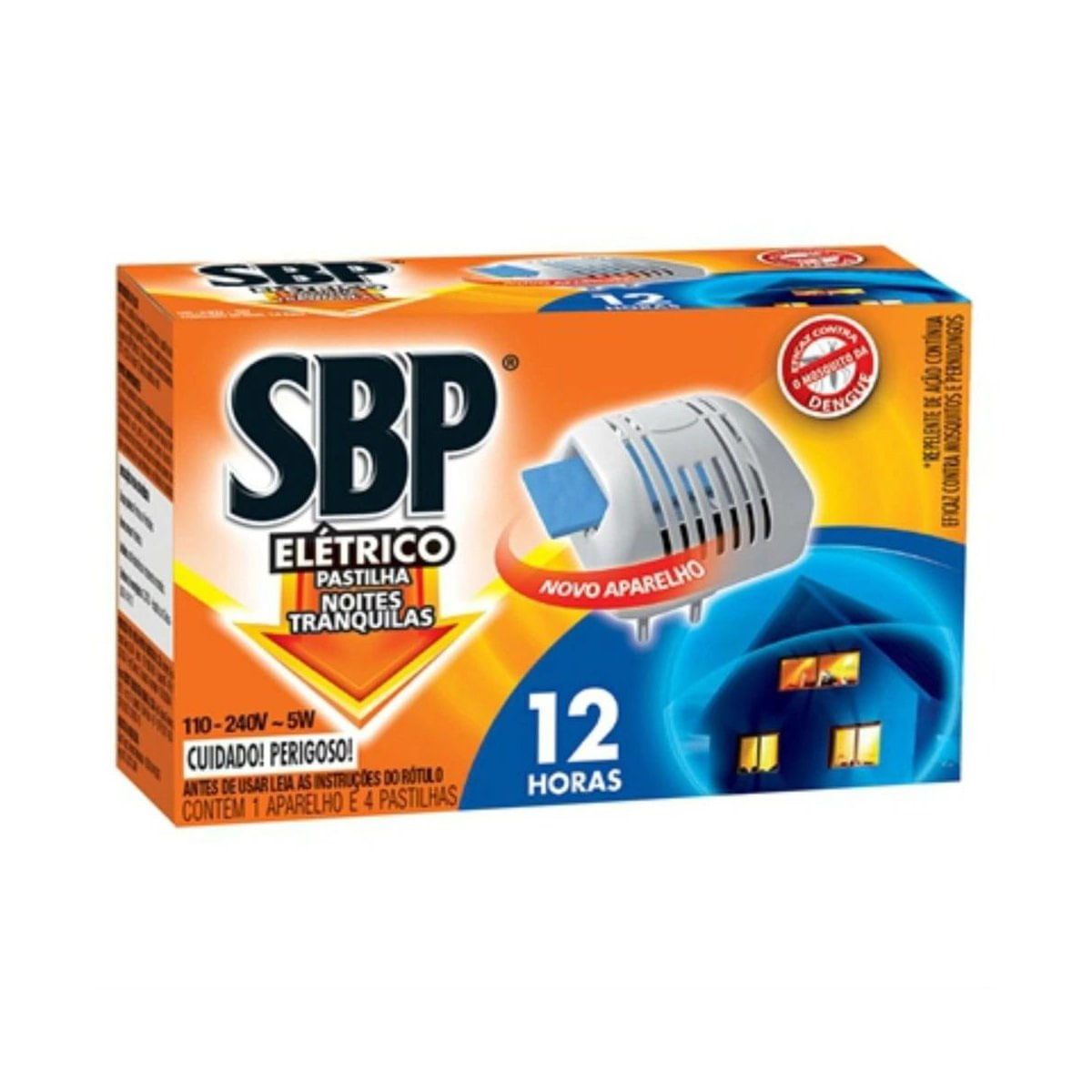 Repelente Eletrico Pastilha SBP 12 horas