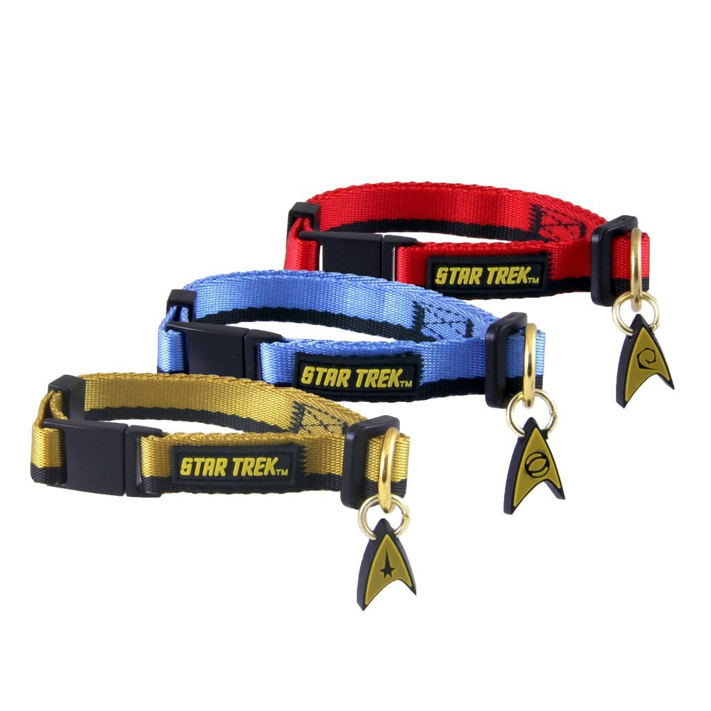 Pets Supply - Cat Collar - Star Trek - Uniform Blue New STOP278