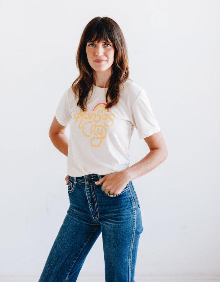 Retro Kansas City T-Shirt - Natural