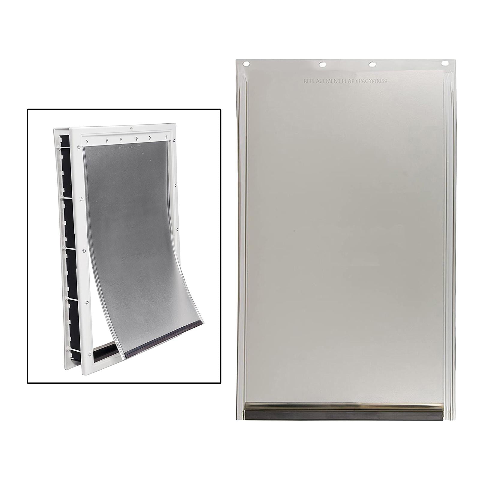 Durable Replacement Dog Door Flap Replace Freely in and Out Home Compatible with 4 Holes