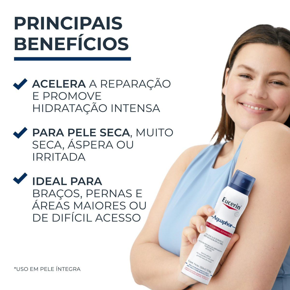 Spray Corporal Eucerin Aquaphor Reparacao Intensiva 150ml