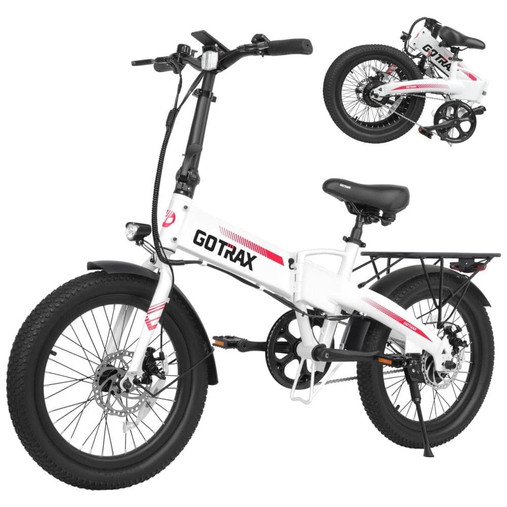 Bicicleta Elétrica Dobrável Gotrax R1 Branca 20