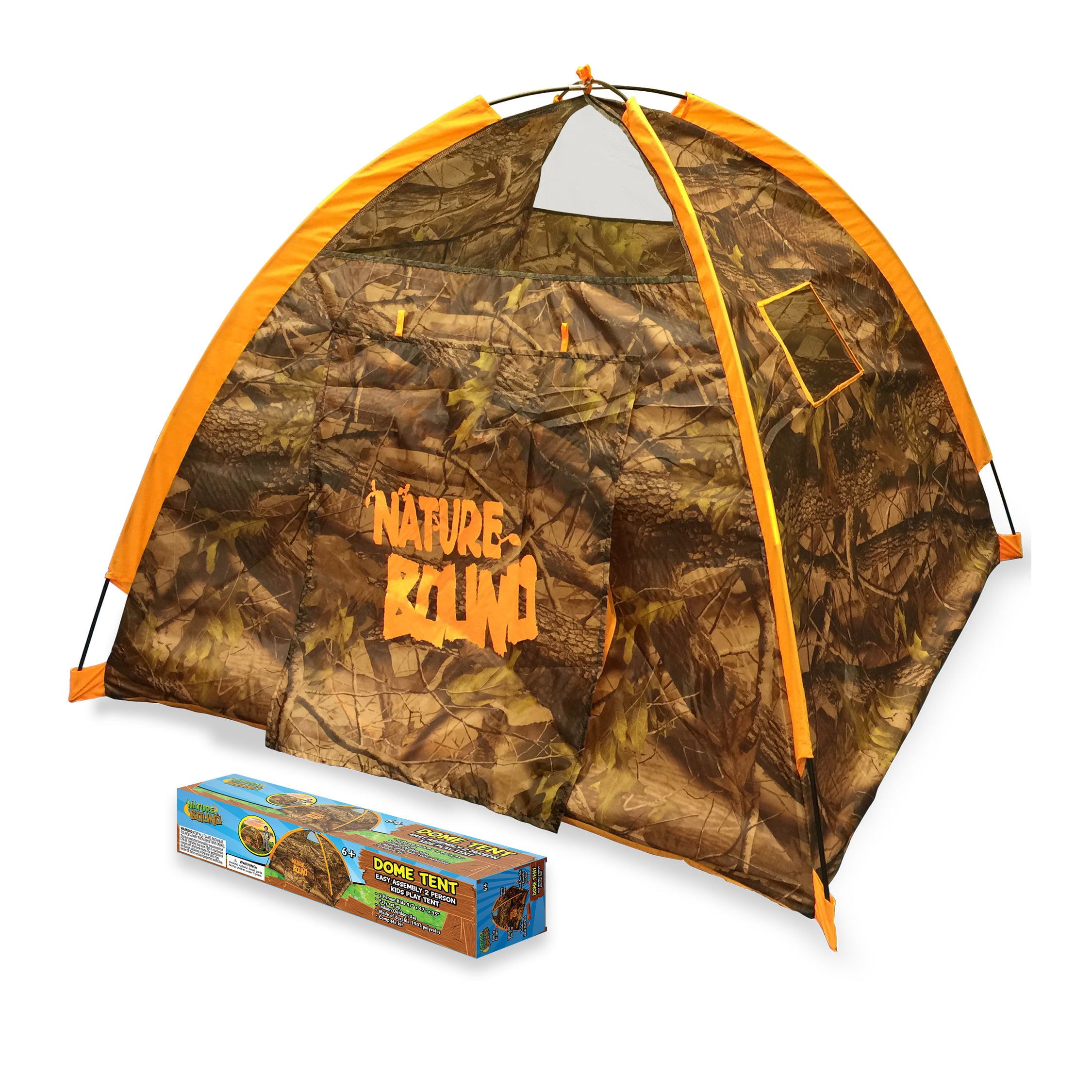 Nature Bound Kids Large 2 Person Camouflage Playhouse Tent - 47 X 47 X 35