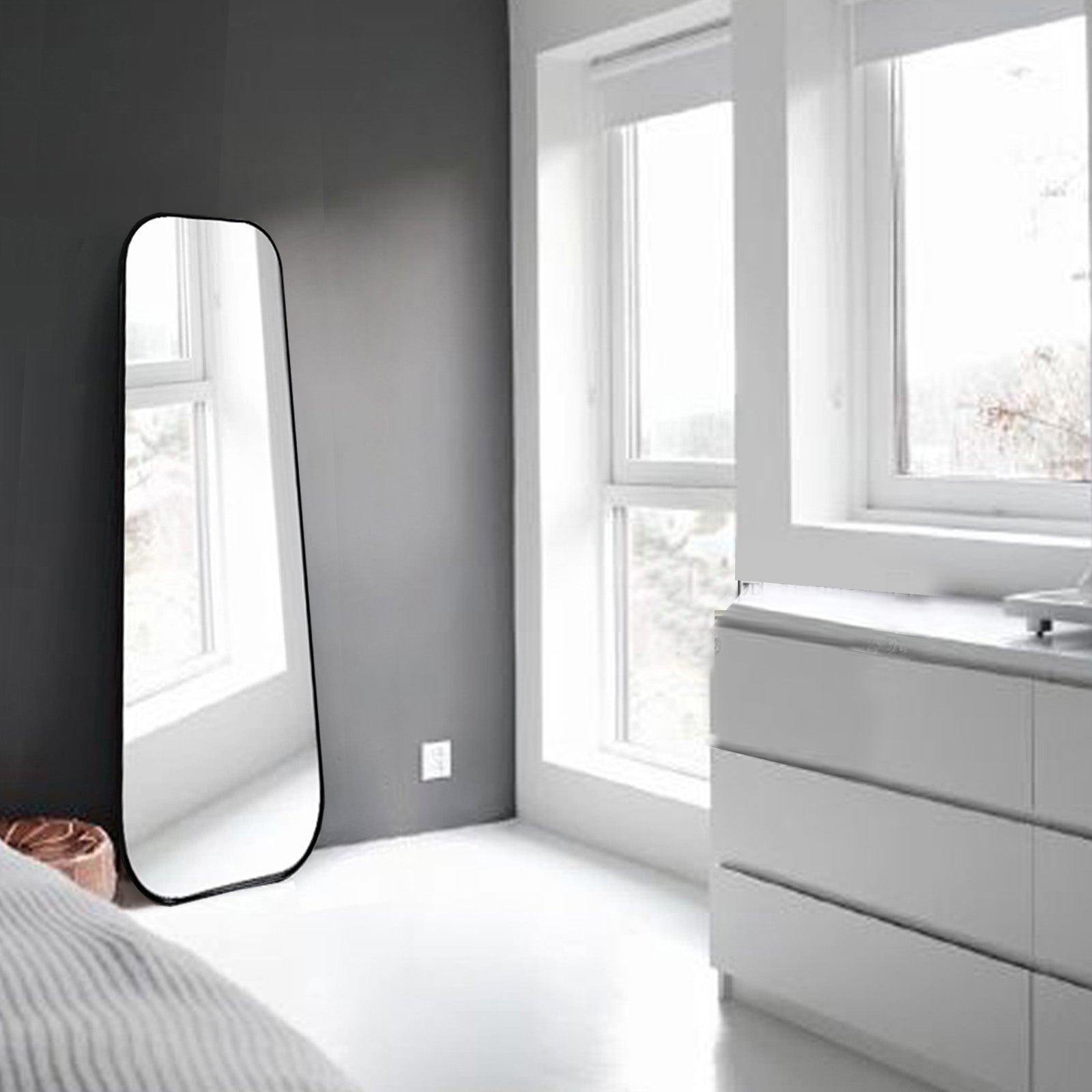 Mid Century French Style Mirror Oa-5882