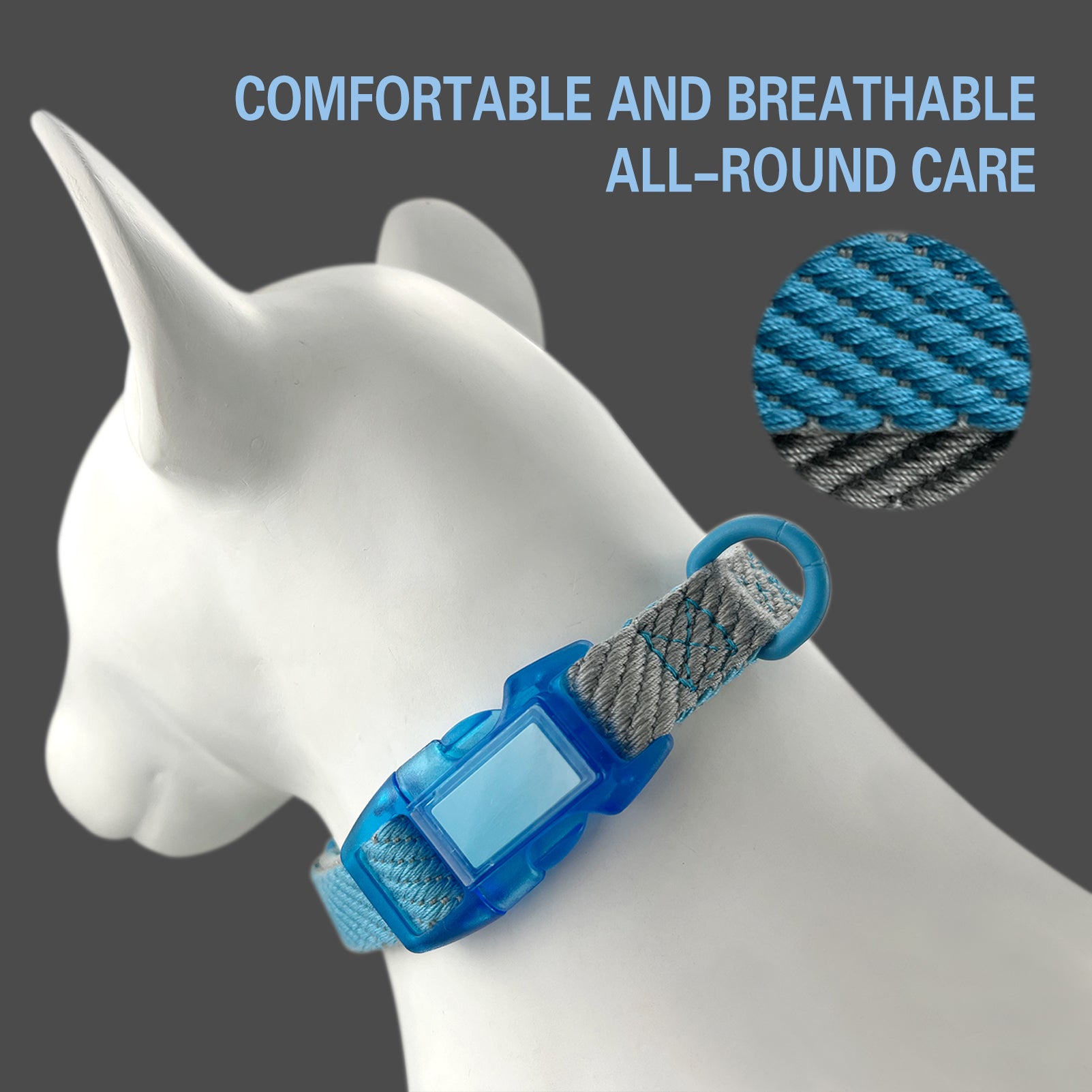 CHBORLESS Lightweight Breathable Dog Collar Knitted Pet Puppy Collar