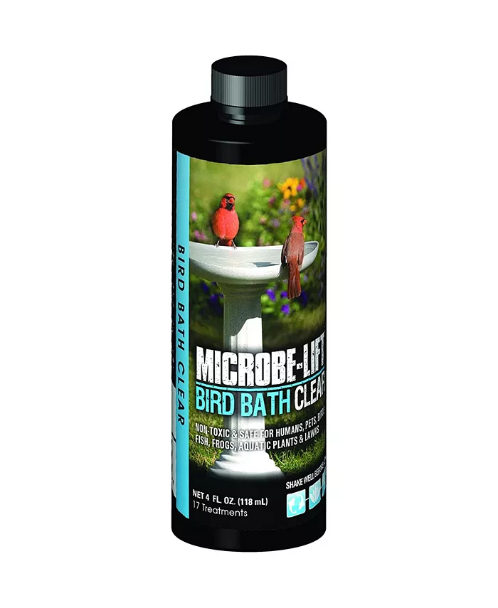 Ecological Lab 10BBC4-24D， Microbe Lift Bird Bath Cleaner， 4-Ounce